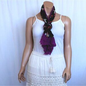 Boho crochet maxi skirt